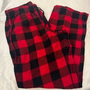 plaid pajama pants